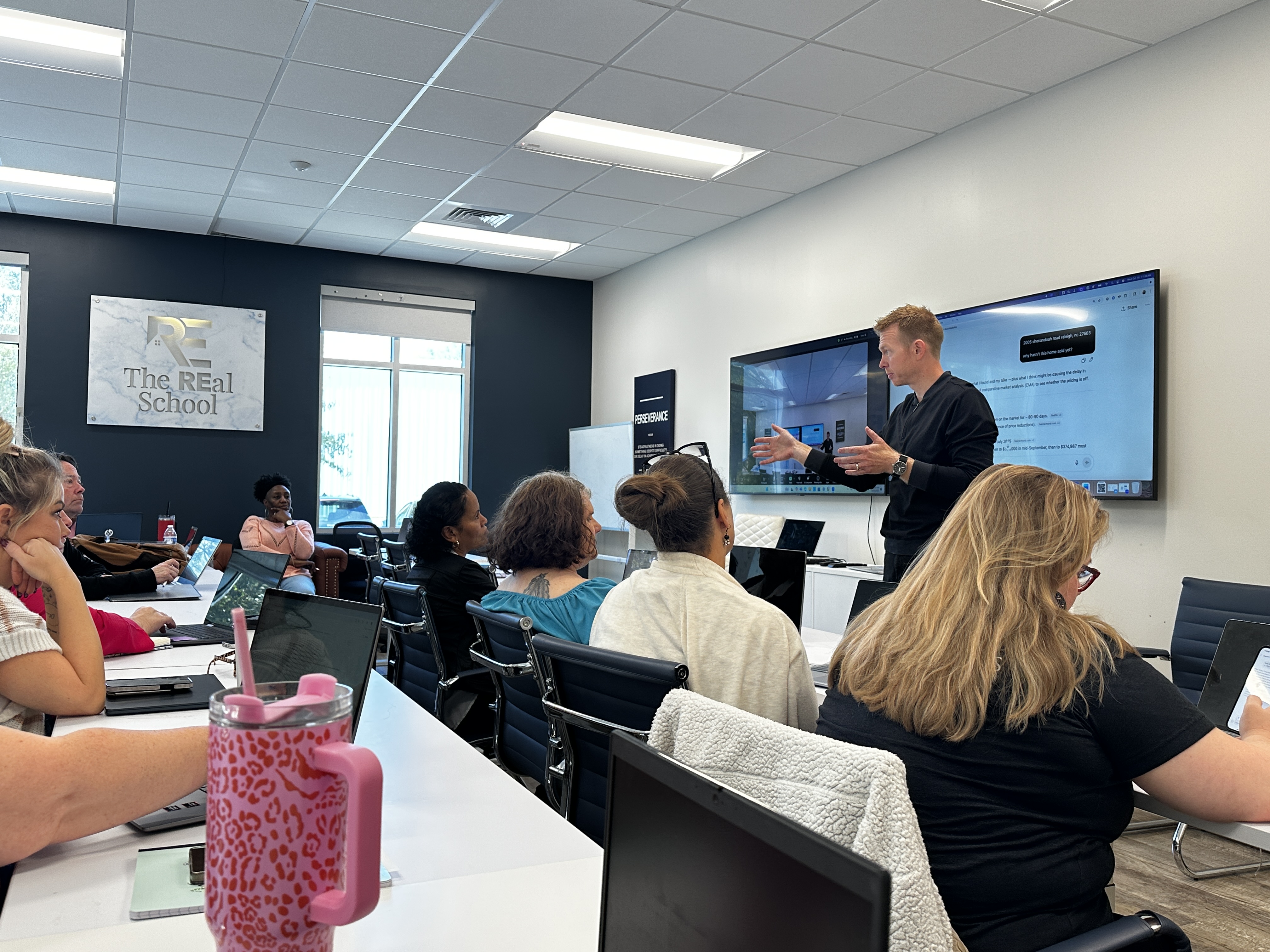 David teaching a class